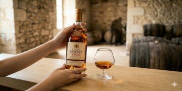 Cận cảnh một chai rượu cognac Réserve VSOP